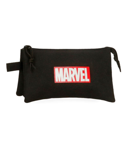 Trousse Marvel 3C.Marvel Logo Rouge Noir