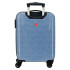 Trolley Marvel Abs 55Cm.4R. Spiderman Denim Bleu