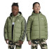 adidas Enfant Veste Essentials 3 Band Padded Green