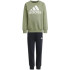 Ensemble adidas Set Enfant Little Essentials Logo Jogger Fleece Vert