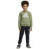 Ensemble adidas Set Enfant Little Essentials Logo Jogger Fleece Vert