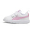 Chaussures Puma Courtflex V3 V Enfant Blanc Rose