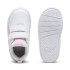 Chaussures Puma Courtflex V3 V Enfant Blanc Rose