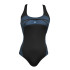 Maillot de bain Natation Ras Femme de Lorna Sport Back Swimsuit Black