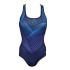 Maillot de bain Natation Ras Femme de Ronda Sport Back Swimsuit Purple