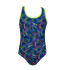 Maillot de bain Natation Ras Fille de Clips Classic Back Blue Denim