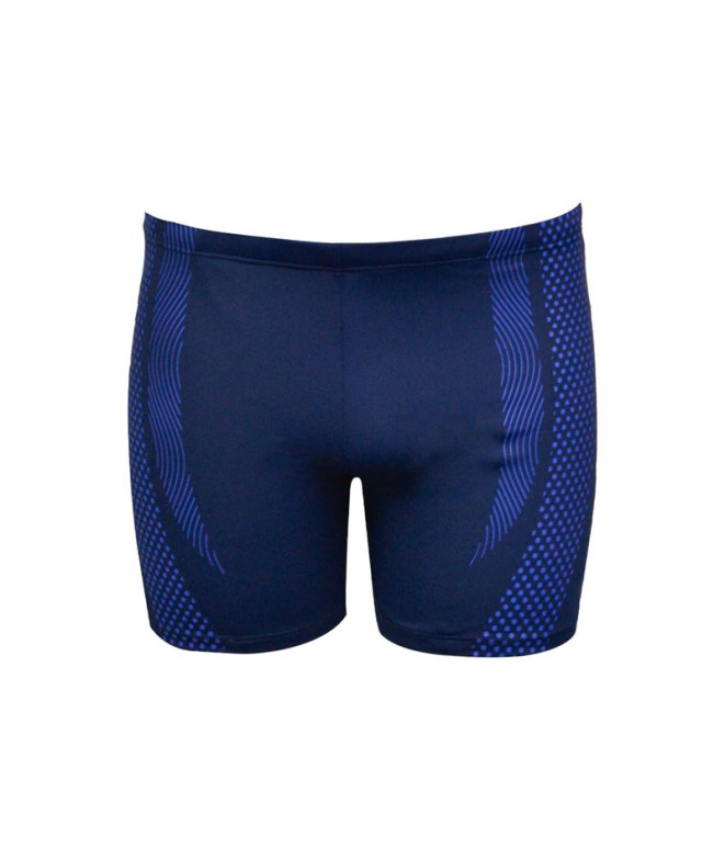 Maillot de bain Ras Homme Boxe long Emil bleu...
