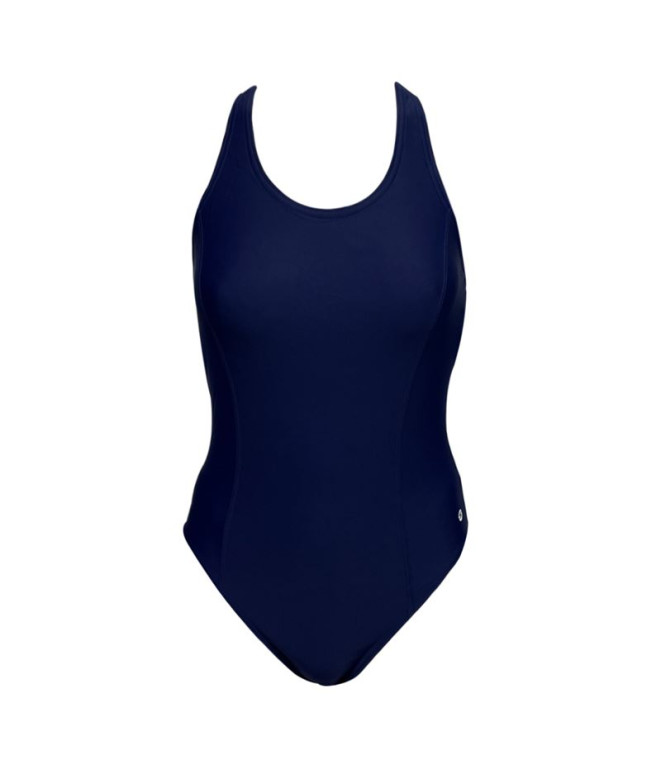 Maillot de bain Ras Femme Dos classique uni...