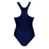 Maillot de bain Ras Femme Dos classique uni bleu marine