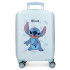 Trolley Disney Abs Valise 55Cm.4R.Happy Stitch Bleu marine