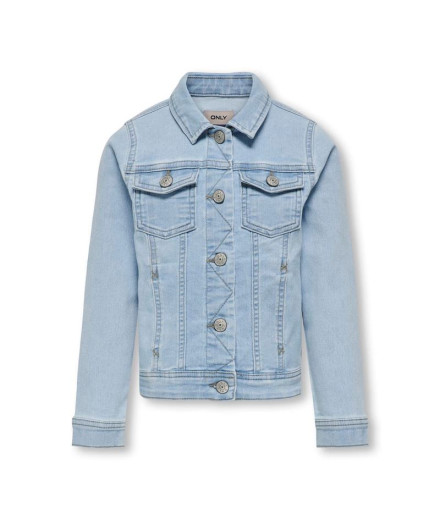 Veste Only Kogsara Fille Denim Bleu Clair
