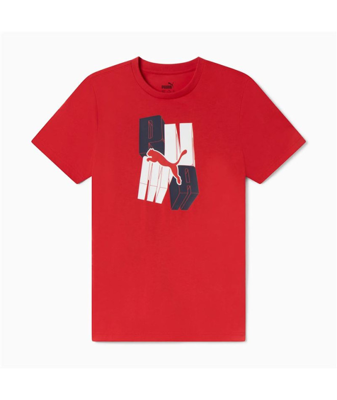 T-shirt Décontracté Puma Essentials+ Graphic...