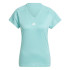 T-shirt adidas Femme Aeroready Train Essentials Minimal Branding Col V Bleu