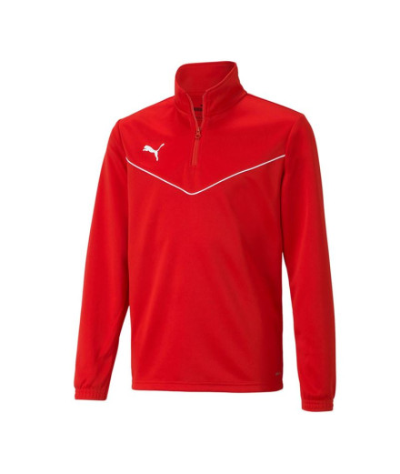 Sweat Enfant Puma 1/4 Team Rise Red