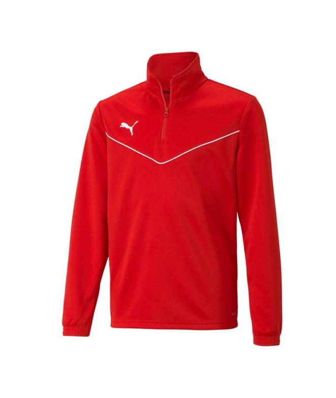 Sweat Enfant Puma 1/4 Team Rise Red
