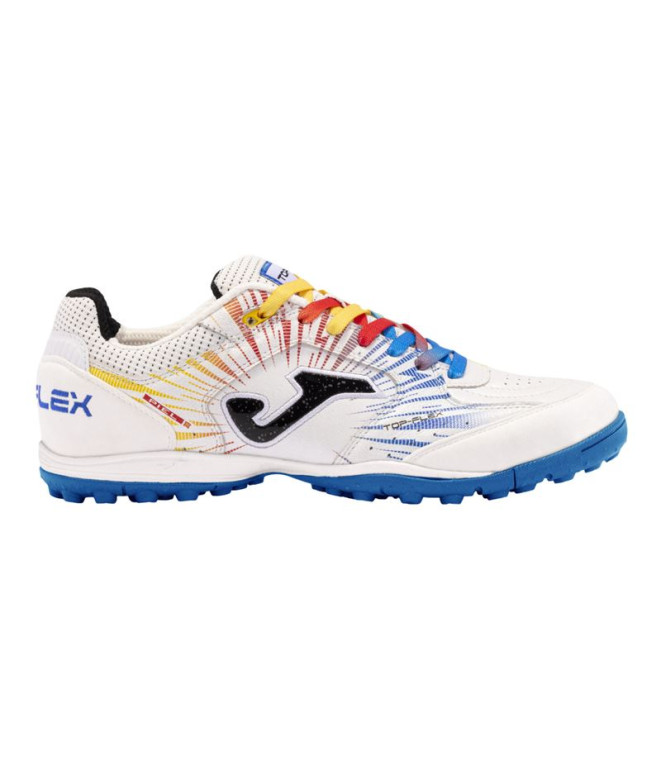football Joma Haut Bottes de Flex 2476 Blanc Rouge