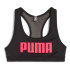 Brassiere de sport Fitness Femme de Puma 4 Keeps Bra Noir/Rose