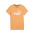T-shirt Décontracté Femme Puma Essentials Logo (S) Orange