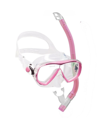 Kit Cressi Étoile Vip Enfant Transparent/Rose