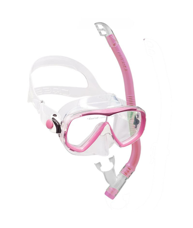 Kit Cressi Étoile Vip Enfant Transparent/Rose