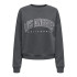 Sweat Femme Only Onl Life L/S Crew O.Size State Blue/Ombre Blue
