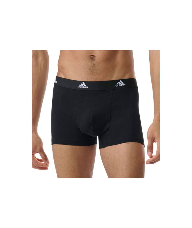 Slip adidas Boxer Pack3 Active Flex Cotton Black
