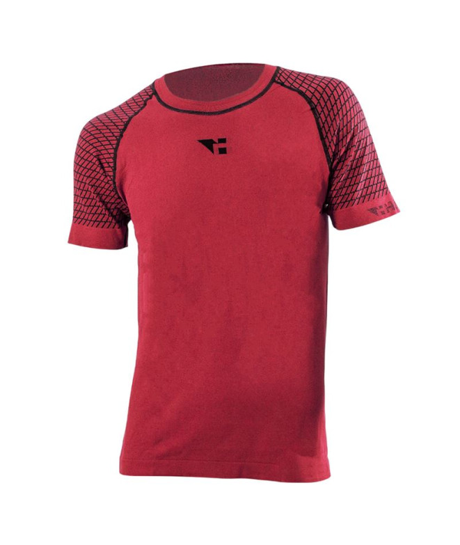 T-shirt running de Hanker M/Court Rouge