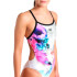 Maillot de bain Natation Arena Femme de Airbrush Noir/Blanc