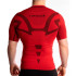 T-shirt Running de Hanker M/Court Thermique Yod Rouge