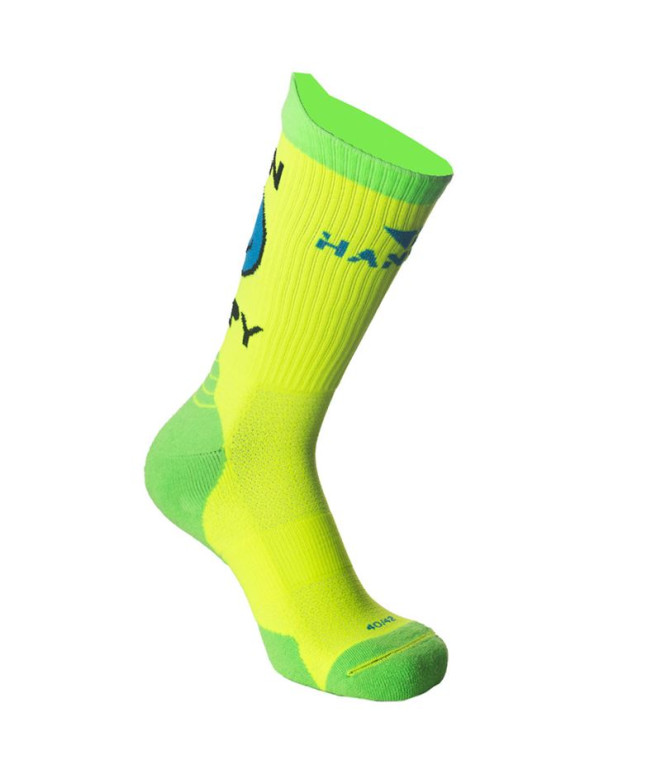 Chaussettes Running de Hanker Run Yellow