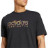 T-shirt adidas Homme Camo Lin Black