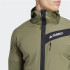 Veste Montagne adidas Homme by Terrex Techrock Wind Fleece Olive Green