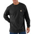 T-shirt Homme Carhartt Workwear Pocket T-Shirt L/S Noir