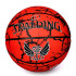 Ballons Basket-ball Spalding de Flight Crack Rouge & Noir Sz5 Caoutchouc