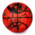 Ballons Basket-ball Spalding de Flight Crack Rouge & Noir Sz5 Caoutchouc