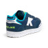 Chaussures De Football Sala Kelme Enfant Dentelle Trueno marine et blanche