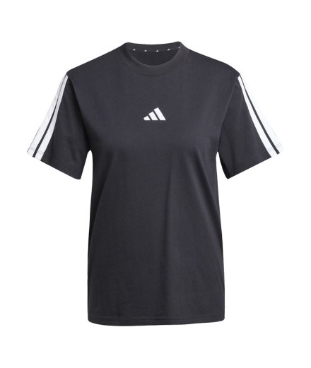 T-shirt adidas Femme 3 Band Sj Noir/Blanc