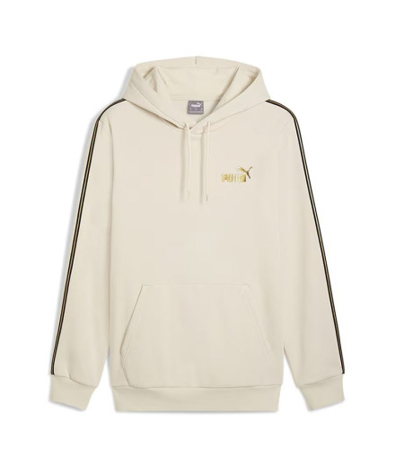 Sweat Homme Puma Ess Tape Minimal Gold Fl Beige
