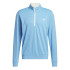 Sweat adidas Lightweight Half-Zip Blue homme