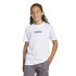 T-shirt adidas Enfant Linear 160 Blanc/Noir
