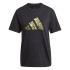 T-shirt adidas Femme Noir métallisé