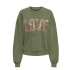 Sweat Only Onlkatya L/S Love Loden Vert Femme