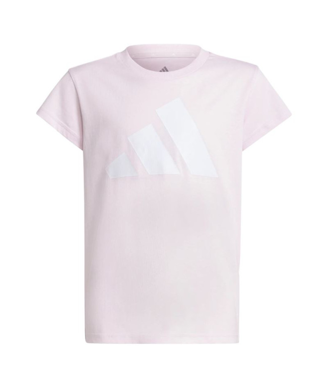T-shirt adidas Fille Essentials Big Logo 160 Rose