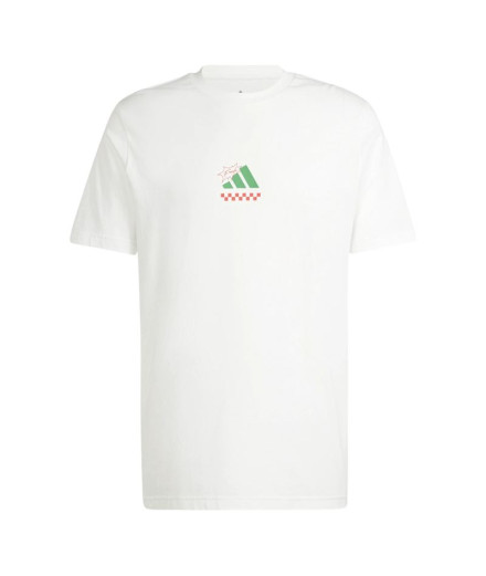 T-shirt adidas Homme Pizza blanche