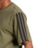 T-shirt adidas Homme 3Bands Vert foncé/Noir