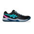 Chaussures Gel Homme padel ASICS -Dedicate 8 Padel Noir/Aqua