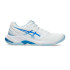 Chaussures Volley-ball Femme de ASICS Netburner Ballistic Ff 3 Blanc/Bleu