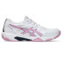 Chaussures Handball Gel Femme de ASICS -Rocket 11 Blanc/Rose