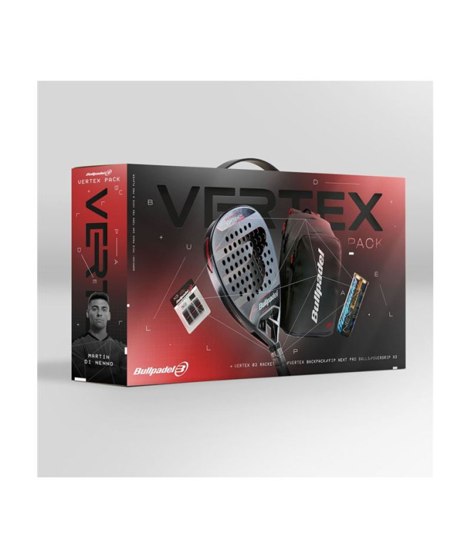 Pack de raquette padel Pádel Bullpadel Vertex04...