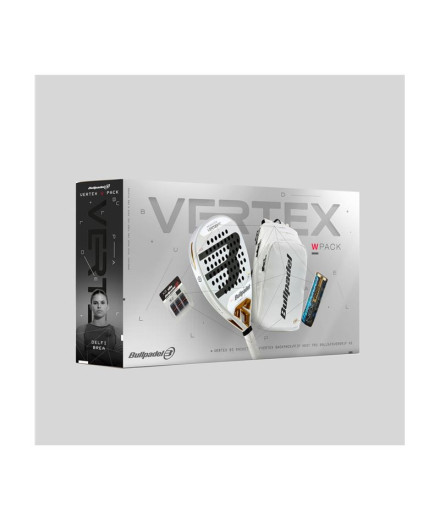 Pack de raquette padel Pádel Bullpadel Vertex04 Femme Blanc